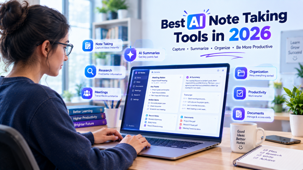 Best AI Note Taking Tools in 2026
