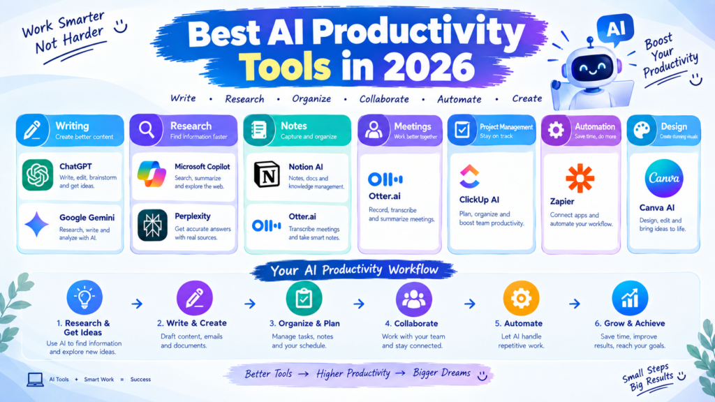 Best AI Productivity Tools in 2026